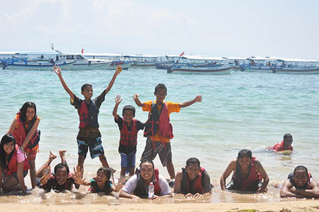 Photo group keluarga mitsuyanto di Tanjung benoa