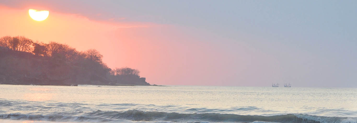 sunset pantai di Kuta